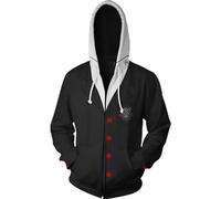 Tikoch Sudadera con capucha para cosplay 3D Persona 5 Akira Kurusu Joker con capucha de manga larga, sudaderas con cremallera para hombres y mujeres (color: 2, tamaño: L)