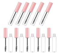TIKODIDA 10 Envases de Rímel Caseros Varita Ligera, Tubos Transparentes para Maquillaje de Ojos Profesionales y Principiantes