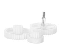 TIKODIDA Accesorios para Moler Carne Domésticos 3 Engranajes Acero Inoxidable 45/15/54 Dientes Piezas de Repuesto para Picadora Eléctrica Funcionamiento Silencioso