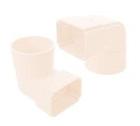 TIKODIDA Adaptador Plástico para Bajante de Canalón, Conector para Extensión y Desviador de Agua Pluvial, Adecuado para Sistemas de Drenaje en Edificios y Hogares