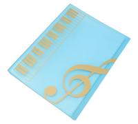 TIKODIDA Carpeta de Música para Partituras con Capacidad de 80 Páginas, Material Abs, Diseño Elegante y Acabado Mate para Músicos en Organización y Presentaciones