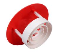 TIKODIDA Cubierta de Chimenea de Pvc para Techo, Sombrero y Transpirable para Conductos 110-160 Mm, Tapa Antilluvia Protección contra Viento y Aves, Accesorio para Ventilación de Estufas