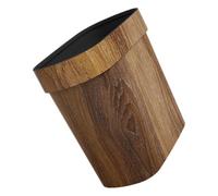 TIKODIDA Cubo de Basura Doméstico Estrecho de Pp Imitación de Madera, 1 Unidad, Papelera para Baño, Cocina y Sala, Accesorio Hogar Multifuncional, Bote de Basura para Espacios Reducidos