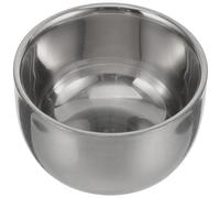 TIKODIDA Cuenco de Afeitar de Acero Inoxidable para Jabón de Afeitar, Taza para Hacer Espuma de Jabón, Capacidad Grande, Herramienta de Afeitado para Hombres, Uso en Baño Estilo Aleatorio