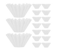 TIKODIDA Filtros de Papel para Café Tamaño Pequeño, Color Claro, 50 Unidades, Papel Resistente para Método de Goteo, Compatibles Café en Polvo y Espresso, Suministros Ideales para Uso
