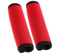 TIKODIDA Fundas para Asas de Maleta de Neopreno Rojo Protector Elástico Resistente para Manijas de Equipaje y Puertas de Coche 2 Unidades para Viaje y Uso Diario