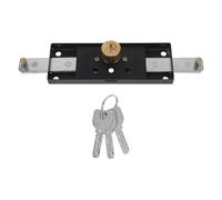 TIKODIDA Kit de Cerradura para Puerta de Persiana Metálica Enrollable Cierre Central Antirrobo para Depósitos y Garajes, Diseño Duradero y Funcional