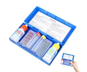 TIKODIDA Kit de Prueba de Agua para Piscinas Líquido Reactivo para Evaluación de Ph y Cloro Residual, Tamaño Compacto Adecuado para Uso en Spa y Piscina