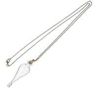 TIKODIDA Mini Botellas de Vidrio Tapón Seguro y Cadena para Bricolaje, Collar Frasco Decorativo para Mujer, Accesorio Artístico para Uso Diario y Obsequio