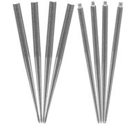 TIKODIDA Pasadores Cónicos de Acero Inoxidable 14g y 16g, Kit de 8 Piezas para Perforación de Nariz, Labios, Orejas y Cuerpo, Herramienta Auxiliar para Piercing Profesional