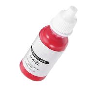 TIKODIDA Pigmento para Microblading Ojos y Labios, Tinta de Maquillaje Semipermanente Natural, Colorante Profesional Rojo Japonés para Delineado y Micropigmentación, Kit de Pigmentos