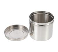 TIKODIDA Portabolas de Algodón y Tarro de Ungüento en Acero Inoxidable 304 Sellado Hermético y Durabilidad Prolongada, Diseñado para Aplicaciones Médicas y Estéticas