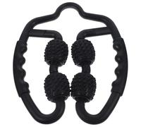 TIKODIDA Rodillo de Masaje Muscular Relajante Manual para Piernas y Brazos, Espuma Eva y Pp, Tamaño Compacto Clásico Negro, Herramienta de Fitness para Aliviar y Mejorar Recuperación