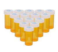 TIKODIDA Set de 25 Frascos Pequeños para Medicamentos Vacíos, Material PP Seguro, Organizador Portátil para Suplementos y Botiquín de Viaje