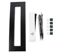 TIKODIDA Soporte para Pedalera de Efectos para Guitarra Eléctrica Pequeño de Aleación Resistente Color Negro Soporte Antióxido para Montaje Estable Accesorio Adecuado para Músicos y