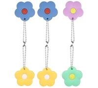 TIKODIDA Tapas Protectoras de Silicona para Llaves de Casa y Coche, Juego de 6 Piezas Diseño de Flores, Fundas Flexibles Multicolor para Evitar Suciedad y Óxido en Uso Estilo Aleatorio