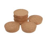 TIKODIDA Tapones de Corcho para Jarrones de Vidrio Hidropónicos, 6 Unidades, 90X20X83 MM sin Agujero, Sellos Reutilizables, Compatibles Tarros de Cristal y Uso en Decoración de Interiores