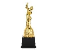 TIKODIDA Trofeo Infantil Dorado para Competencias de Baile, Liviano y Portátil, de Plástico Elegante y Refinado Estudiantes en Concursos