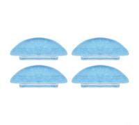 Tikom L9000 para Lubluelu S60d S61 Sg60 para Laresar para L6 Nex Robot Vacuum Mop, almohadillas de limpieza lavables de fibra extrafina, paquete de 4 toallitas reutilizables y suaves (paquete de 4)