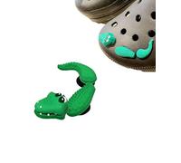 tikono Abalorios para zapatos de cocodrilo, 3 dijes de zapatos de cocodrilo para zuecos, decoración de zapatos de animales para niñas y niños