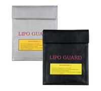 Tikplus 2 bolsas resistentes al fuego impermeables para documentos, bolsa para documentos ignífugos, pequeña bolsa de dinero para guardar baterías u objetos de valor