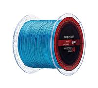 TikTako 300 M 500M 1000M 4 Hilos 8 80lb Trenzado Pesca Línea PE Multifilamen Trenza Líneas Lago Río Pesca Alambre Suave Flotante Línea Azul 1000M 20lb 0.18mm