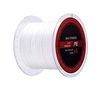 TikTako 300 M 500M 1000M 4 Hilos 8 80lb Trenzado Pesca Línea PE Multifilamen Trenza Líneas Lago Río Pesca Alambre Suave Flotante línea Blanca 500M 67Lb 0.45mm