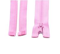 TikTako 3pcs 5# 30/40/55/60/70/80/90cm de Resina de la Cremallera de duración indefinida de la Cerradura Auto Cremalleras Rosado, 70cm