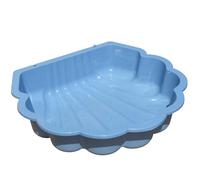 Concha de arena y agua - Piscina infantil para niños y animales, 86 cm, duradera, segura y fácil, caja de arena sin cubierta (1 pieza) (azul pastel)