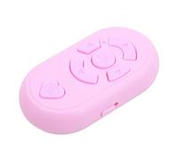 TikTok Control Remoto, BT Manos Libres Kindle App Page Turner, Cámara Recargable Video Recording Remote TikTok Scrolling Ring Clicker para Teléfono (Rosa)