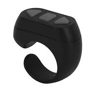 TikTok Remote Control App Page Turner, Bluetooth Camera Video Recording Remote, TIK Tok Scrolling Ring para iOS, Android, Harmony OS (Negro)