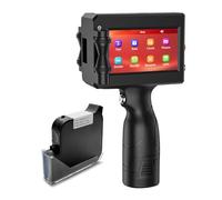 TIKTONER 127T2 Impresora de Mano Portátil,Impresora portátil de inyección de Tinta con Cartucho de Tinta de Secado rápido para Logotipo,Fecha, Código QR(Altura de impresión 0,08-1 Pulgada)