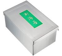 TIKUSAN Contenedor de algas japonesas Sushi Nori puede hecho en Japón de acero inoxidable (bisagra)