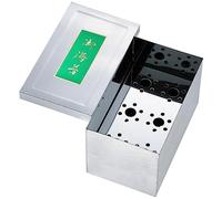 TIKUSAN Contenedor japonés de algas para sushi nori, hecho en Japón, acero inoxidable (tamaño grande)