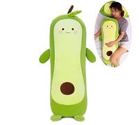 Tikwisdom Aguacate, pera de cocodrilo, aguacate verde, simulación de aguacate de peluche, almohada para dormir, muñeca, almohada, cojín de juguete (cláusula larga de 90 cm)