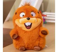 Tikwisdom Castor Relleno de Peluche, Castor de Peluche con Corona Hoppers se Transforma en Juguetes de Peluche de 20 cm (Maybo)