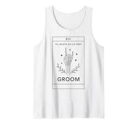 Til Death Do Us Part Novio Oscuro Gótico Boda Halloween Camiseta sin Mangas