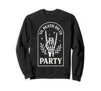 Til Death Do Us Party Espeluznante gótico Boda Halloween Sudadera