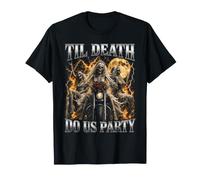 Til Death Do Us Party Gótico Despedida de Soltera Camiseta