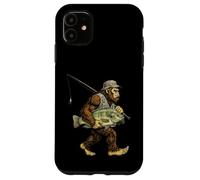 Tilapia Bigfoot Fisherman River Fishing Sasquatch Carcasa para iPhone 11