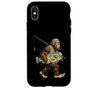 Tilapia Bigfoot Fisherman River Fishing Sasquatch Carcasa para iPhone X/XS