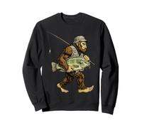 Tilapia Bigfoot Fisherman River Fishing Sasquatch Sudadera