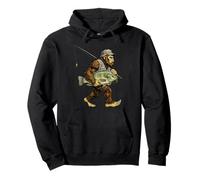 Tilapia Bigfoot Fisherman River Fishing Sasquatch Sudadera con Capucha