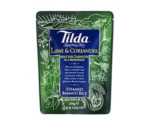 Tilda Al Vapor De Lima Y Cilantro Arroz Basmati (250g)
