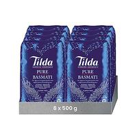 Tilda Paquete de arroz basmati de 8 x 500 gr 0.5 ml - Pack de 8