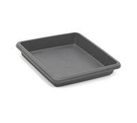 Tildenet Gardenware FPSQS23-A - Platillo Cuadrado para macetas de jardín, 26,5 cm, Color Antracita