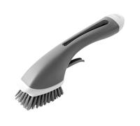 Tile Brush - Kitchen Dish Scraper, Sturdy Handheld Scrubber, Reinforced High Density Bristle Construction, Quick Grime Removal Performance, Sanitation Equipment for Bathtub Floor