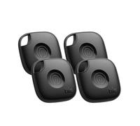 Tile by Life360 Mate (2024) -Localizador Bluetooth, localizador de Llaves y localizador de Objetos para Llaves, Bolsos y Mucho más. Localizador de teléfonos. Paquete de 4 (Negro)
