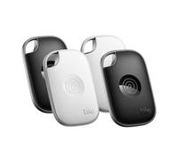 Tile by Life360 Pro (2024) -Localizador Bluetooth Potente, localizador de Llaves y localizador de Objetos para Llaves, Bolsos y Mucho más. Localizador de teléfonos. Paquete de 4 (Negro/Blanco)