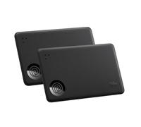 Tile by Life360 Slim (2024) - Localizador de Carteras, localizador Bluetooth y localizador de artículos para Etiquetas de Equipaje, pasaportes y Mucho más. Paquete de 2 (Negro)